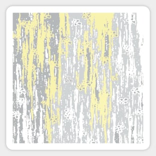 Yellow Grey Colors Gradient Pattern. pastel, modern, decor, TeePublic. Sticker